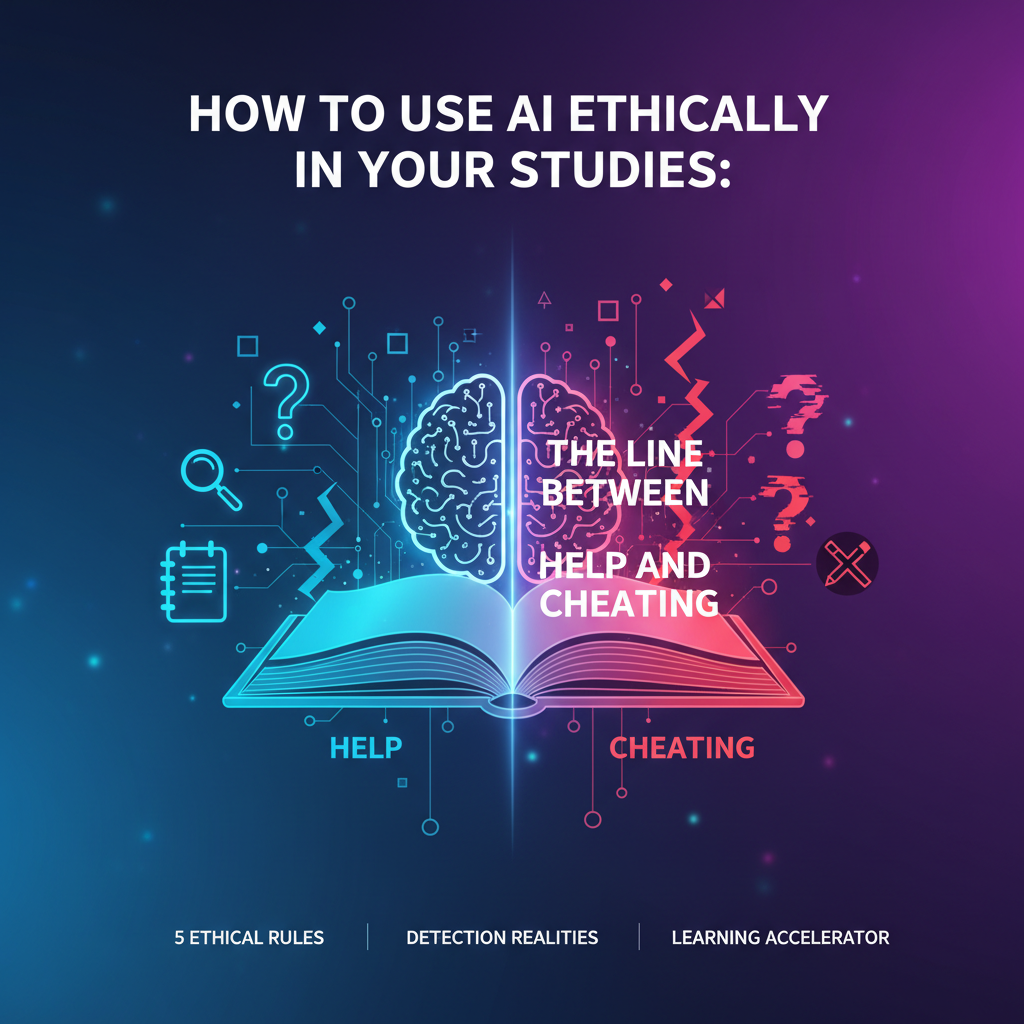 Featured image for How to Use AI Ethically in Your Studies: The Line Between Help and Cheating